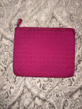 Coach Tablet or iPad zipper case